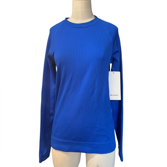 NWT Lululemon Rest Less  Blue Pullover SZ 8 - Picture 11 of 14